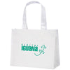 Bullet White Rumba Laminated Non-Woven Shopper Tote
