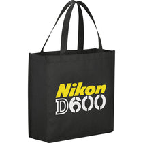 Bullet Black Main Street Non-Woven Shopper Tote