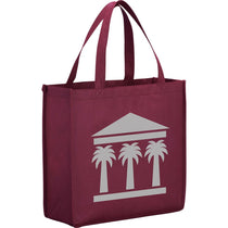 Bullet Burgundy Main Street Non-Woven Shopper Tote