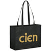 Bullet Black Evermore Non-Woven Shopper Tote