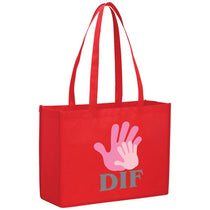 Bullet Red Evermore Non-Woven Shopper Tote