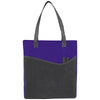 Bullet Purple Rivers Pocket Non-Woven Convention Tote