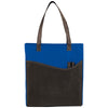 Bullet Royal Blue with Black Trim Rivers Pocket Non-Woven Convention Tote