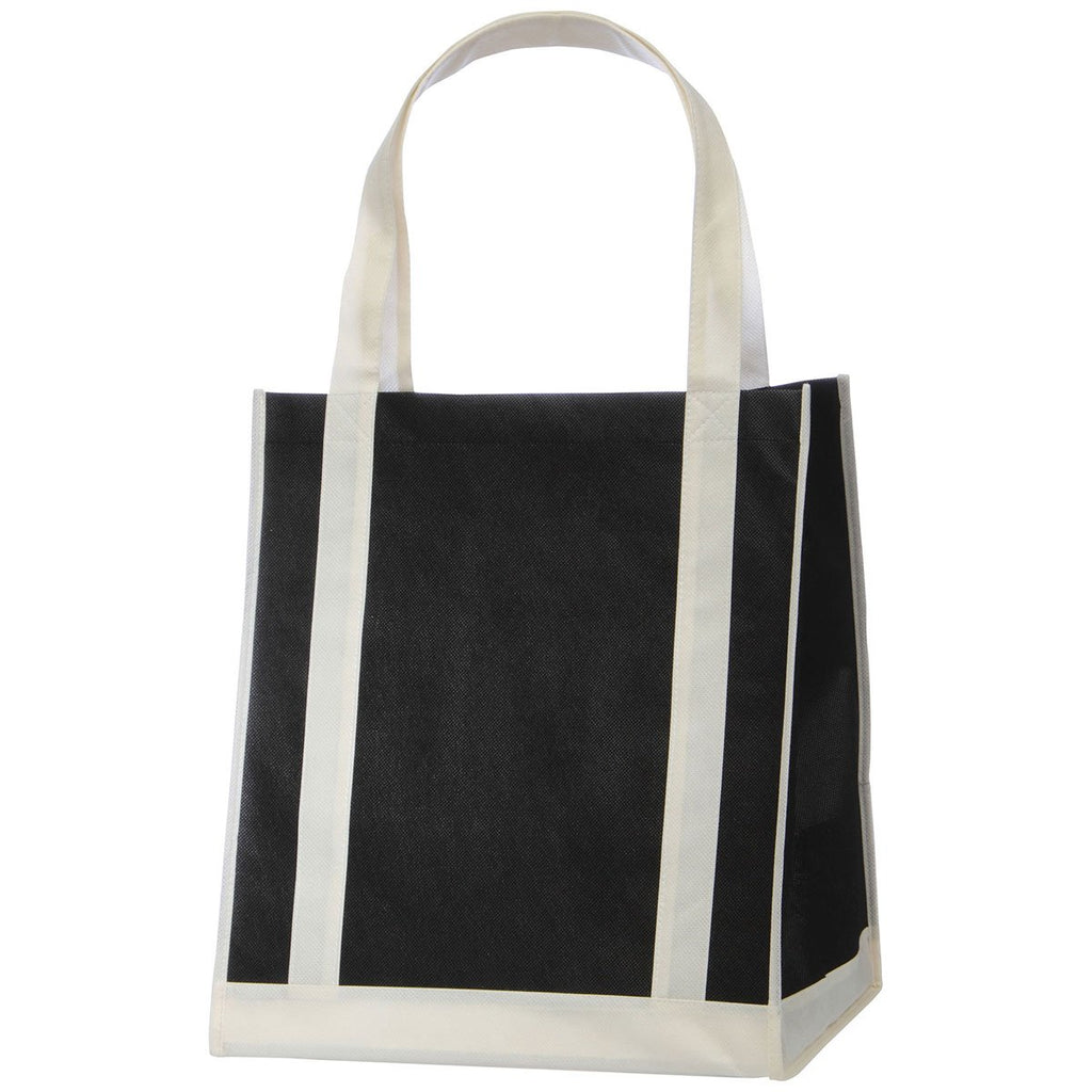 Bullet Black Apollo Non-Woven Grocery Tote