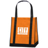 Bullet Orange Apollo Non-Woven Grocery Tote