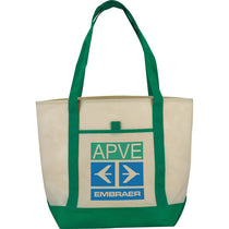 Bullet Green Lighthouse Non-Woven Boat Tote