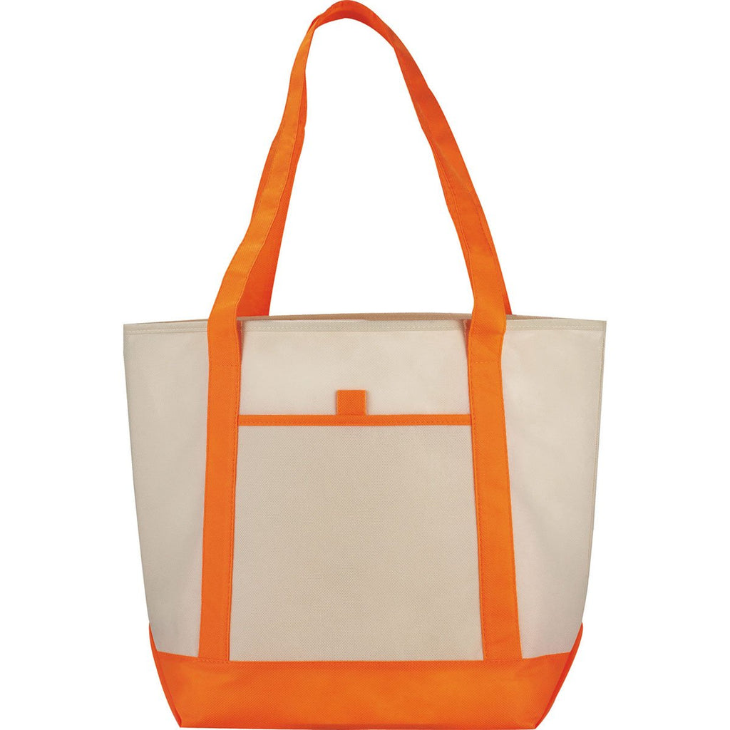 Bullet Orange Lighthouse Non-Woven Boat Tote