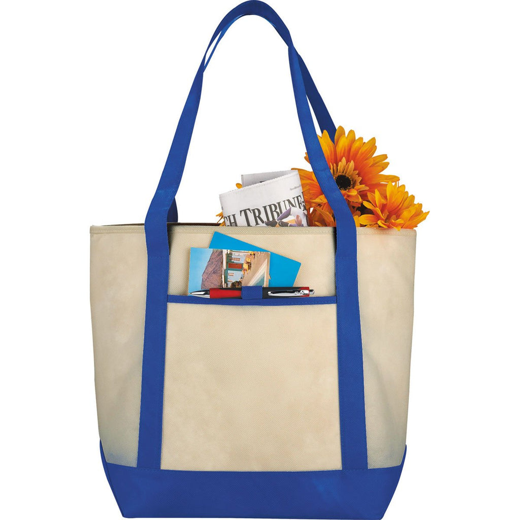 Bullet Royal Blue Lighthouse Non-Woven Boat Tote