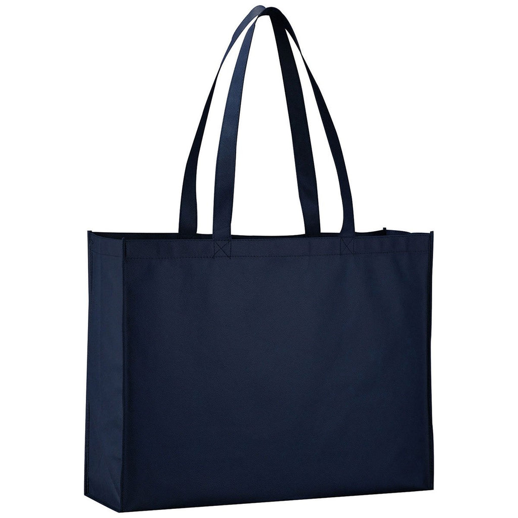 Bullet Navy Blue Gypsy Non-Woven Shopper Tote