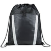 Bullet Black Vortex Mesh Pocket Drawstring Bag