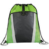 Bullet Lime Green Vortex Mesh Pocket Drawstring Bag