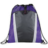 Bullet Purple Vortex Mesh Pocket Drawstring Bag