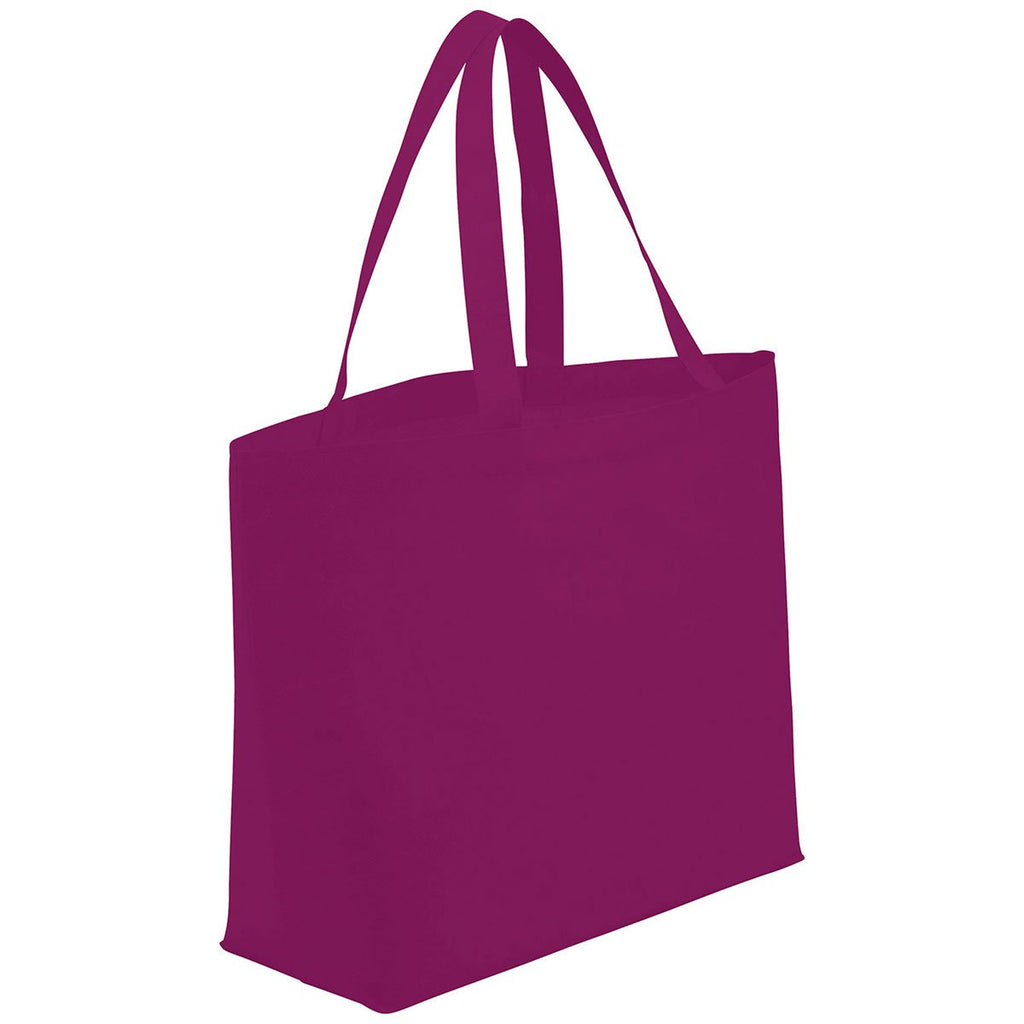 Bullet Burgundy Big Boy Non-Woven Shopper Tote