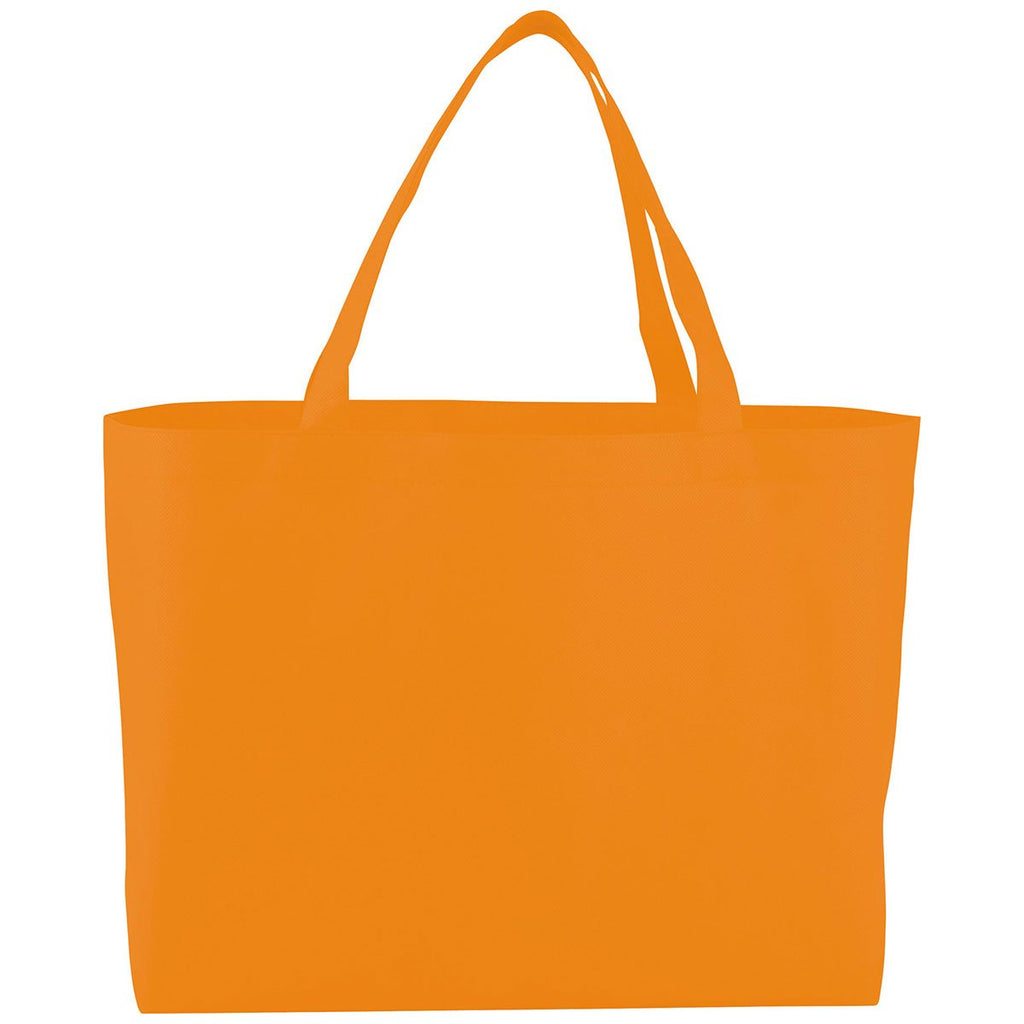 Bullet Orange Big Boy Non-Woven Shopper Tote