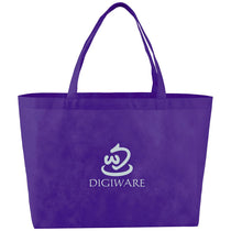 Bullet Purple Big Boy Non-Woven Shopper Tote