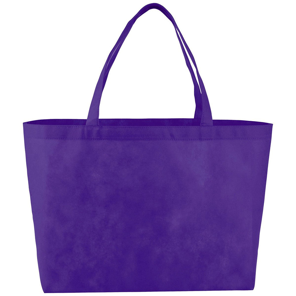 Bullet Purple Big Boy Non-Woven Shopper Tote