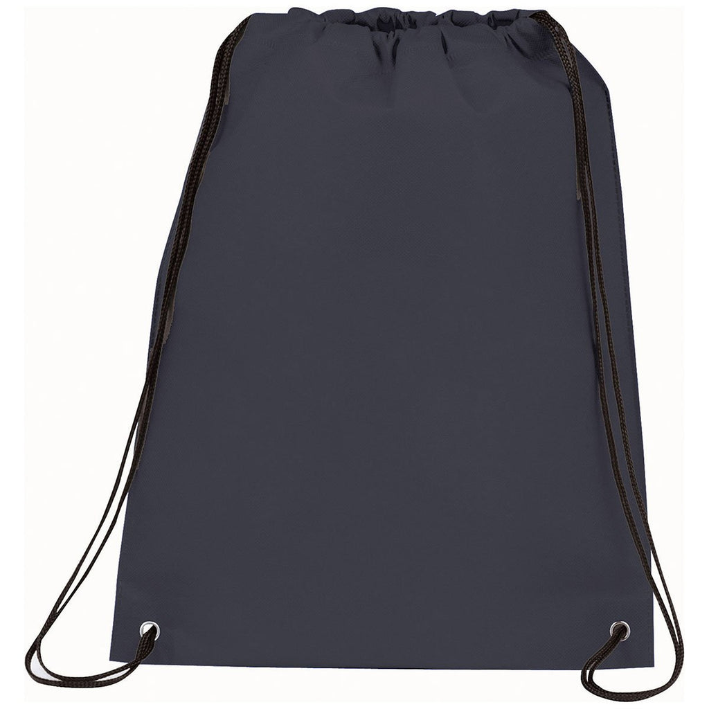 Bullet Charcoal Champion Heat Seal Drawstring Bag