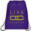 Bullet Purple Champion Heat Seal Drawstring Bag