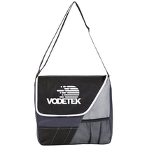 Bullet Charcoal Rhythm Non-Woven Messenger Bag