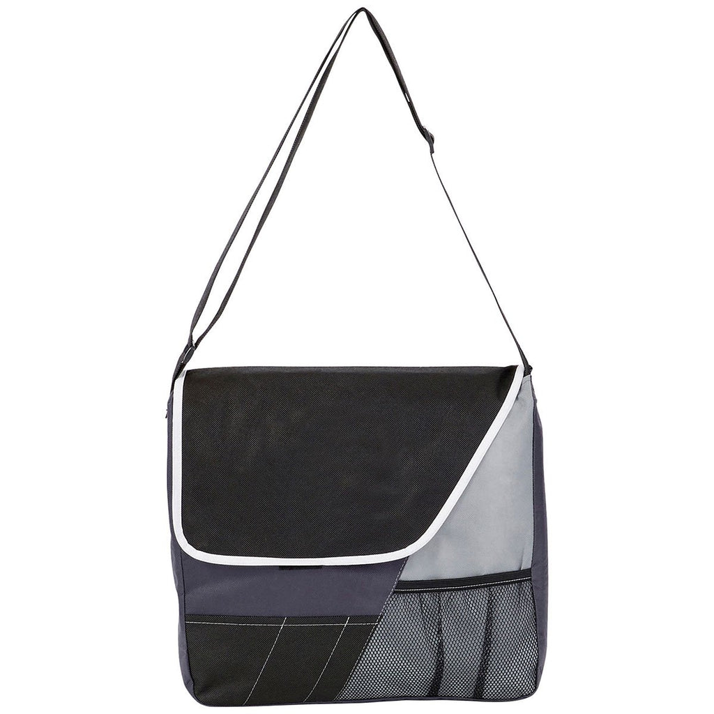 Bullet Charcoal Rhythm Non-Woven Messenger Bag