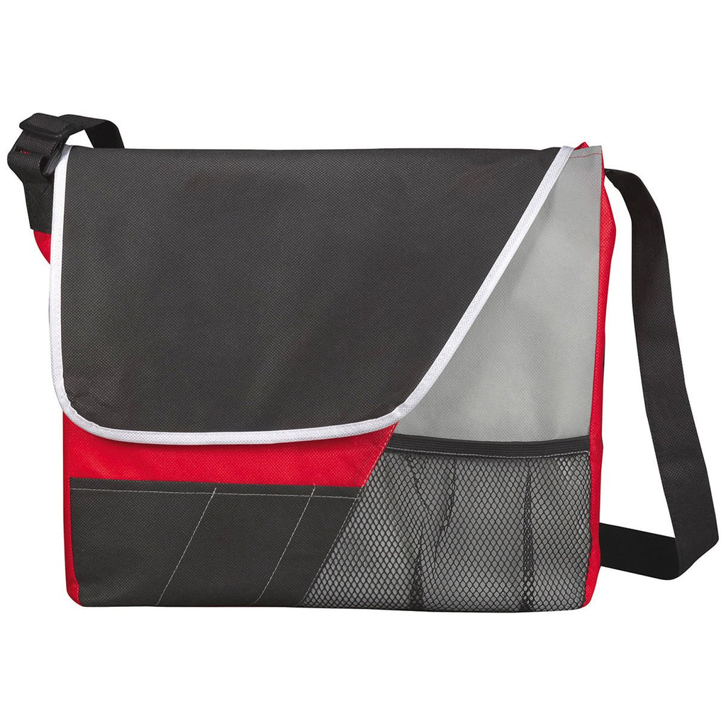 Bullet Red Rhythm Non-Woven Messenger Bag