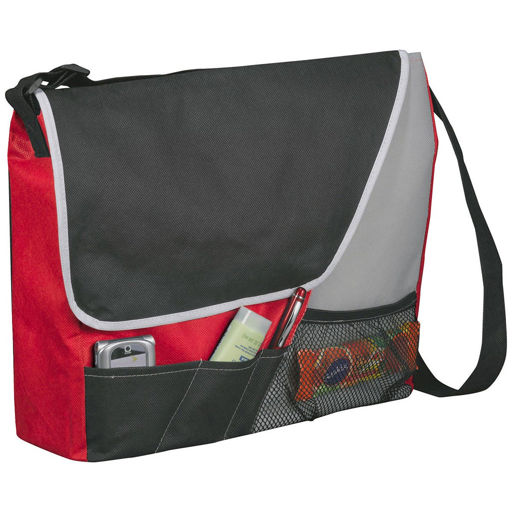 Bullet Red Rhythm Non-Woven Messenger Bag