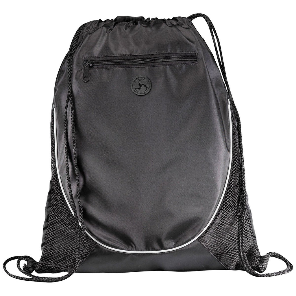 Bullet Black Peek Drawstring Bag