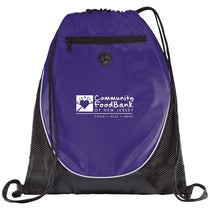 Bullet Purple Peek Drawstring Bag