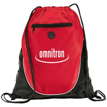 Bullet Red Peek Drawstring Bag