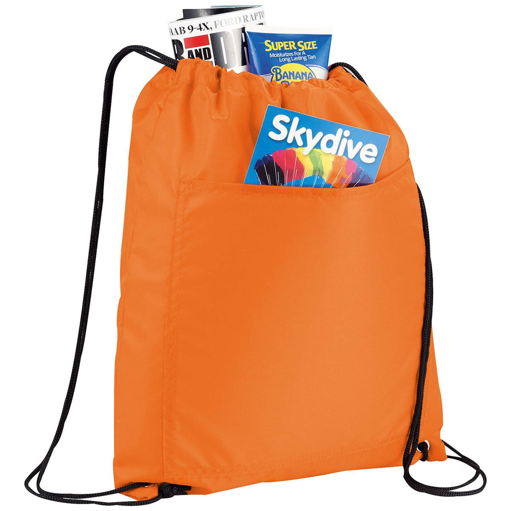 Bullet Orange Amphitheater Insulated 12-Can Event Cool Drawstring