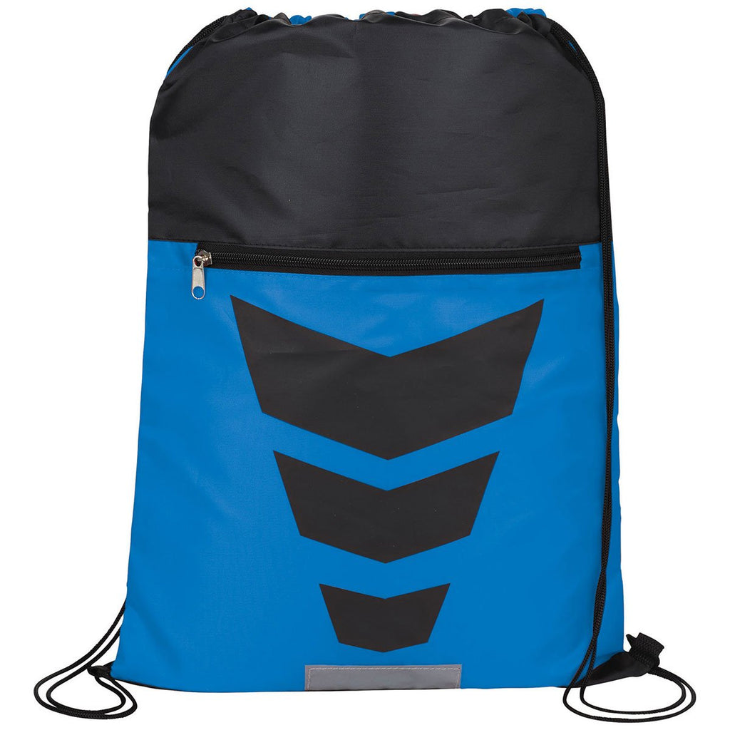 Bullet Process Blue Courside Drawstring Bag