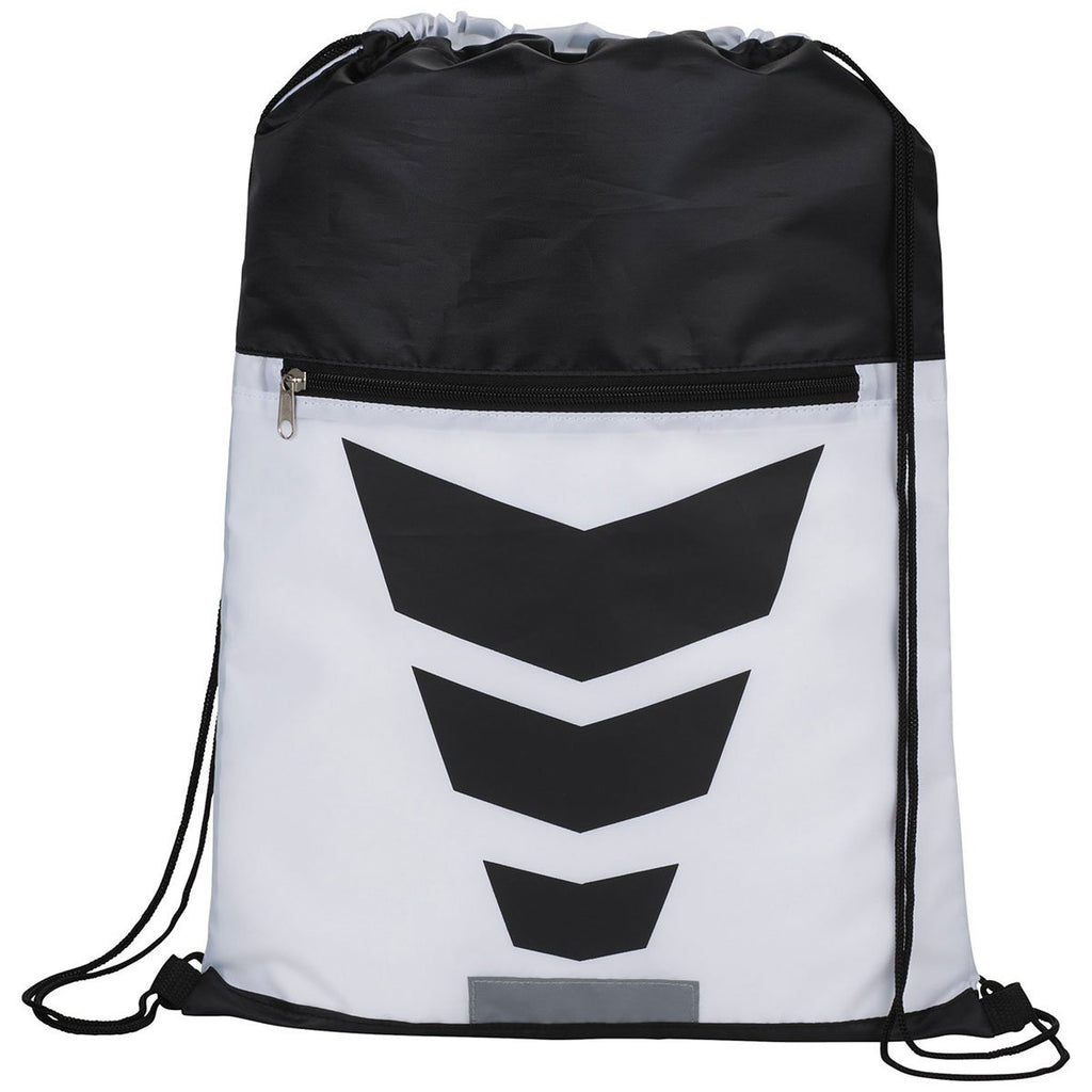 Bullet White Courside Drawstring Bag