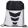 Bullet White Courside Drawstring Bag