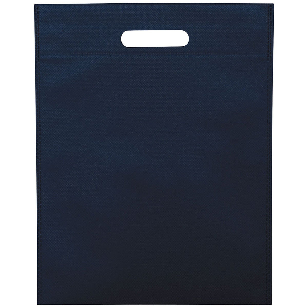 Bullet Navy Blue Freedom Heat Seal Non-Woven Tote