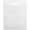 Bullet White Freedom Heat Seal Non-Woven Tote