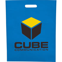 Bullet Process Blue Large Freedom Heat Seal Non-Woven Tote