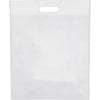 Bullet White Large Freedom Heat Seal Non-Woven Tote