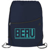 Bullet Navy Blue Sidekick Non-Woven Drawstring Bag