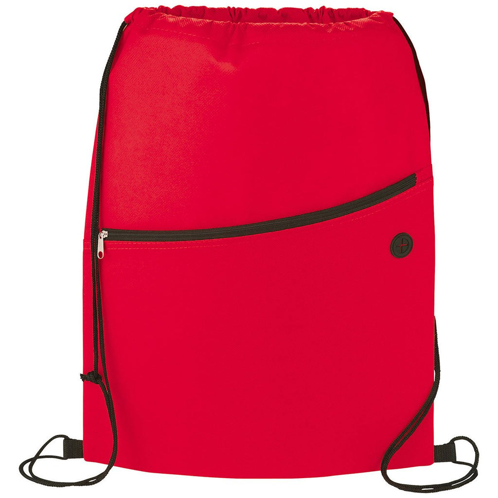 Bullet Red Sidekick Non-Woven Drawstring Bag