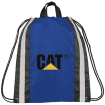 Bullet Royal Blue Small Reflective Drawstring Bag