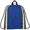 Bullet Royal Blue Small Reflective Drawstring Bag