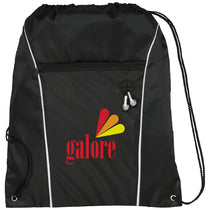 Bullet Black Funnel Drawstring Bag