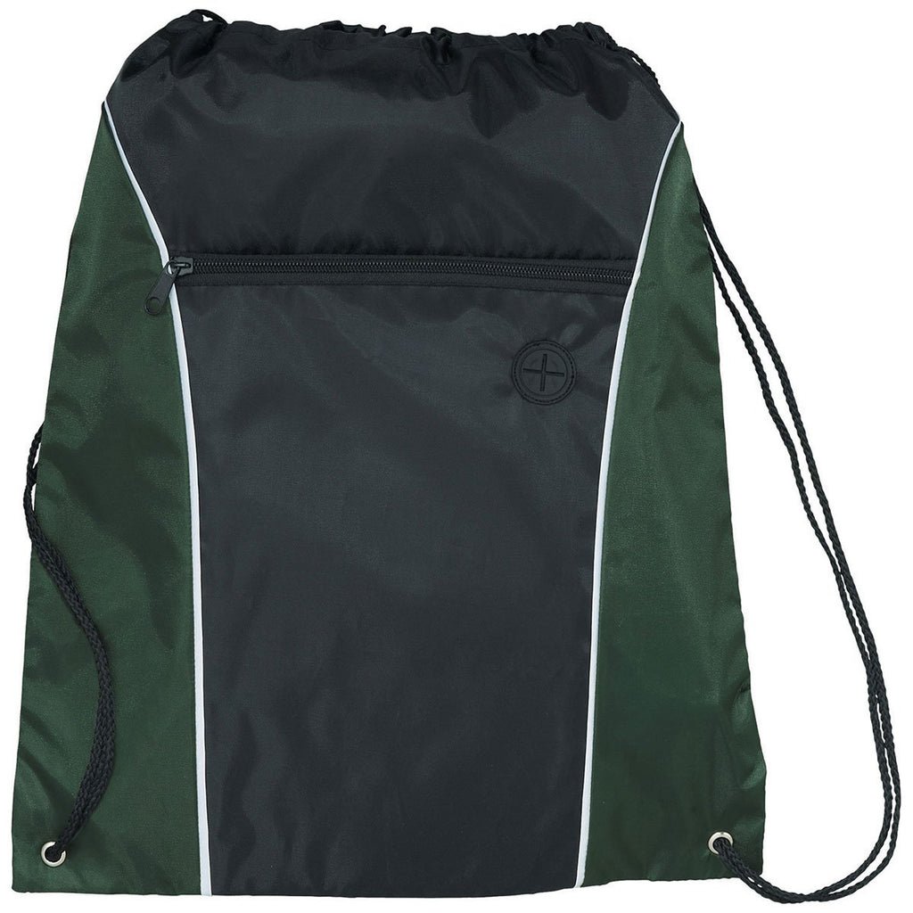 Bullet Hunter Green Funnel Drawstring Bag