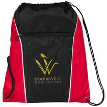 Bullet Red Funnel Drawstring Bag