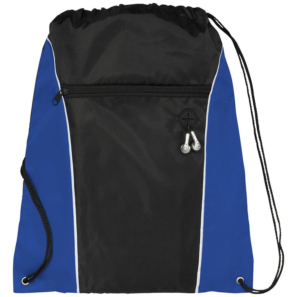 Bullet Royal Blue Funnel Drawstring Bag