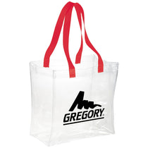 Bullet Red Rally Clear Stadium Tote