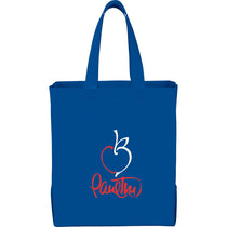 Bullet Royal Blue Liberty Heat Seal Non-Woven Grocery Tote