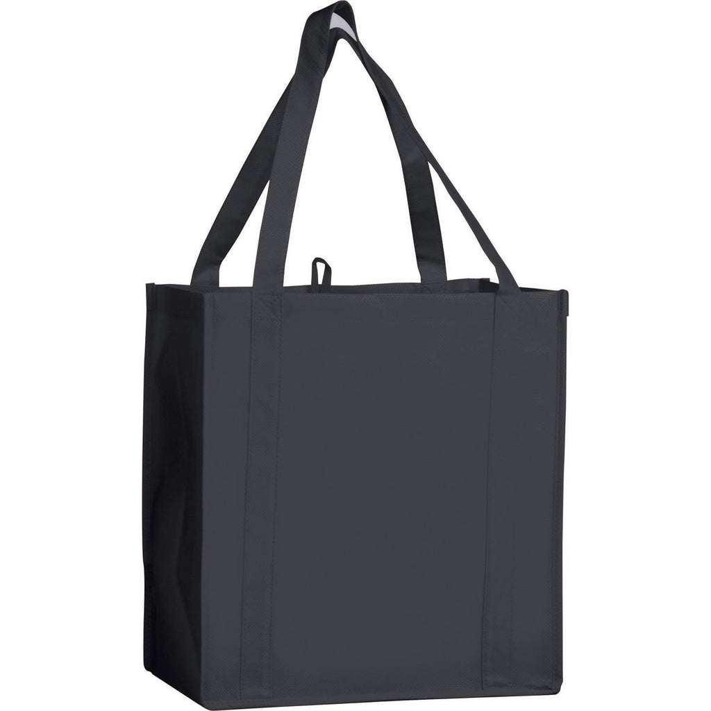 Bullet Charcoal Little Juno Non-Woven Grocery Tote