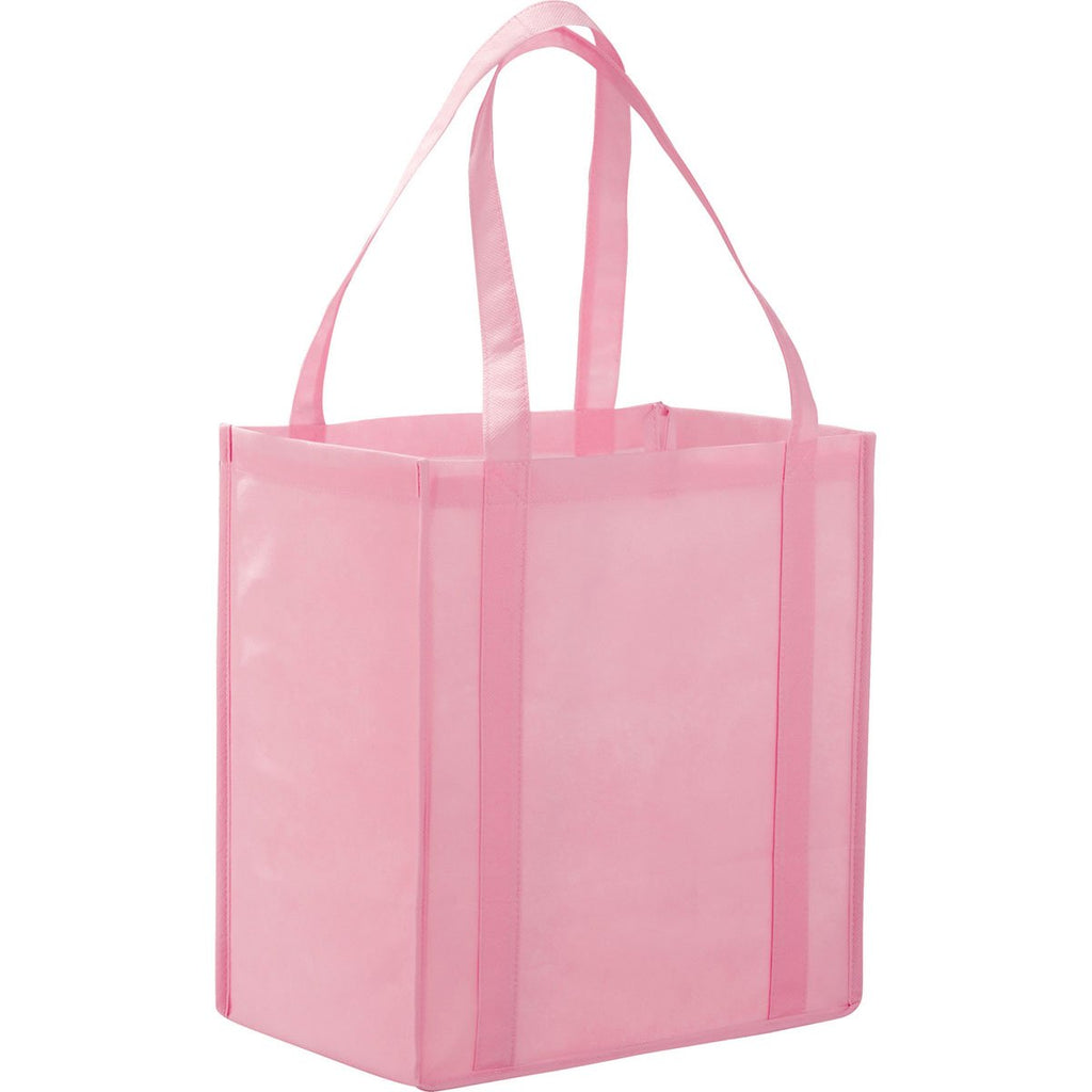 Bullet Pink Little Juno Non-Woven Grocery Tote