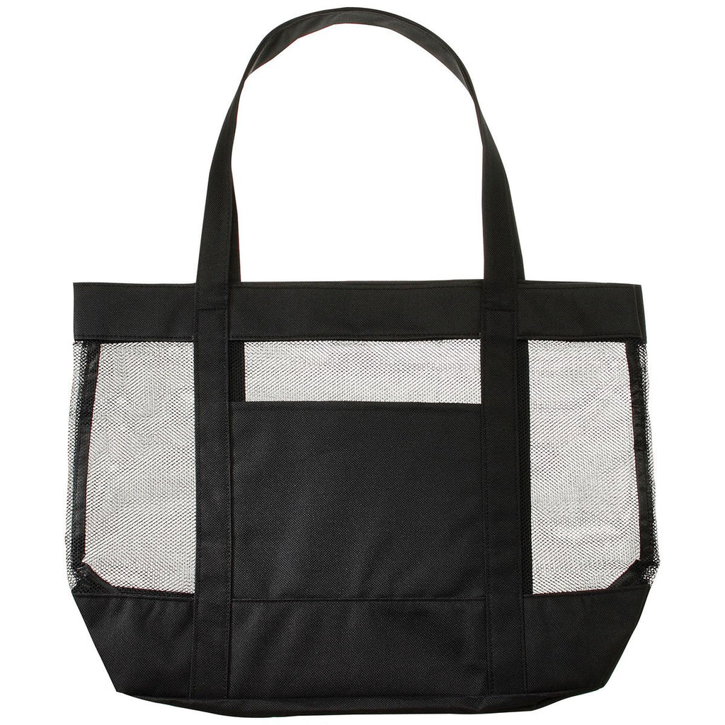 Bullet Black Surfside Mesh Accent Tote